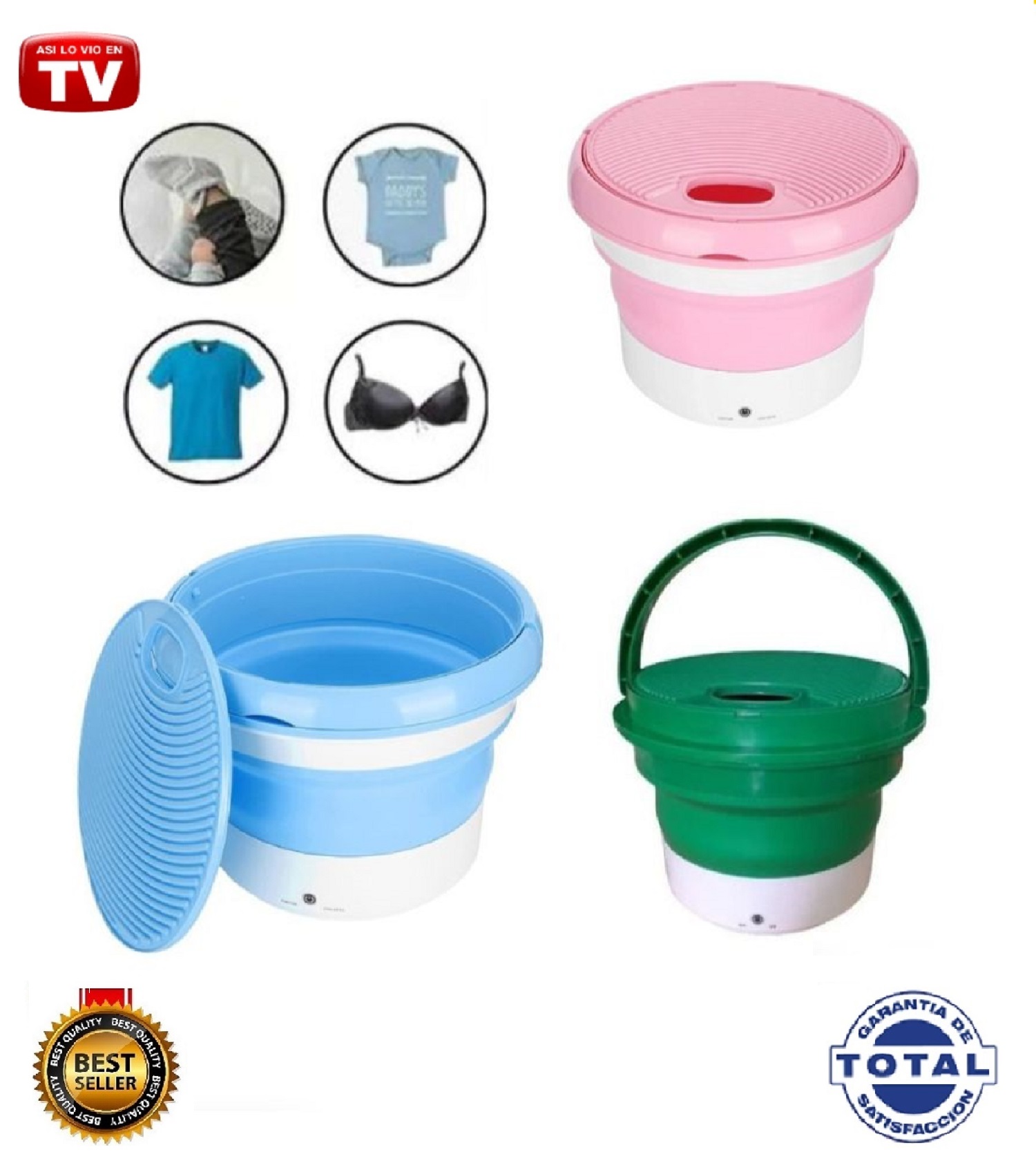 Miniatura 3 de Mini Lavadora TV Portatil Plegable 7 Lts